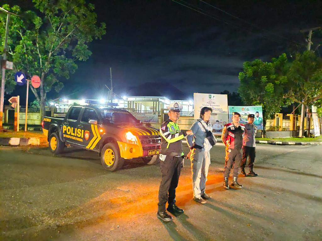 Kompi Stand by Polres Kuansing KRYD Tingkatkan Patroli Malam Ciptakan Situasi Aman Pada Bulan Ramadhan 